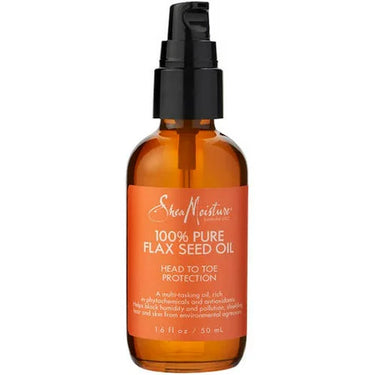 SheaMoisture 100% Pure Flax Seed Oil – 1.6 fl oz - ANNS BEAUTY SUPPLY